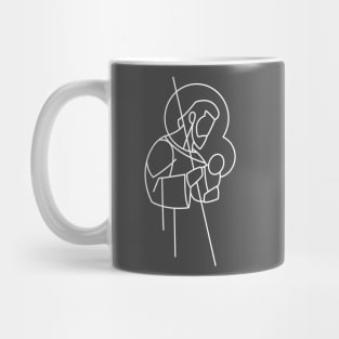 Saint Joseph digital minimal illustration Mug